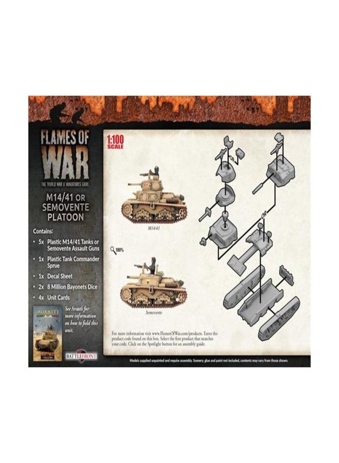 Flames of War: Mid War: Italian: M14/41 or Semovente Platoon - Image 2